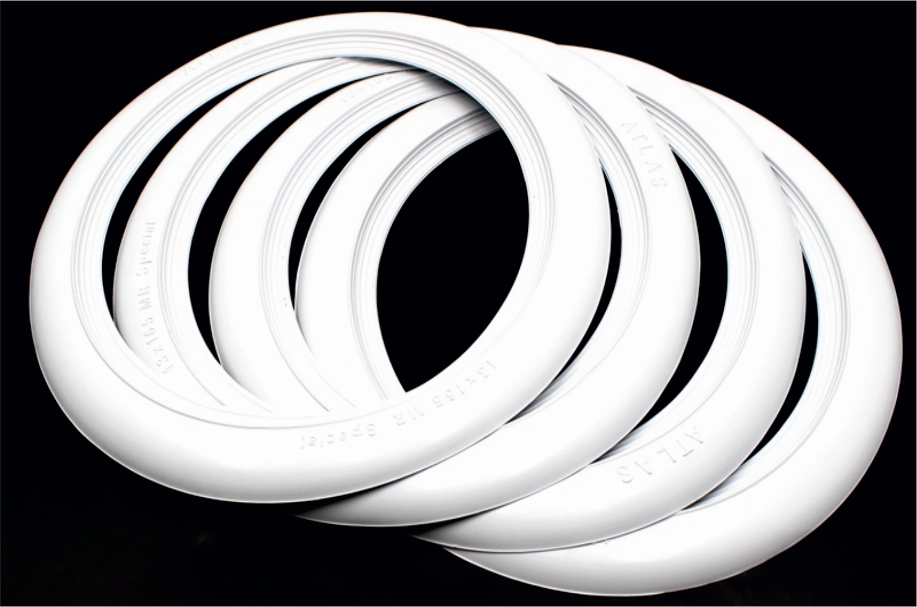 17'' Atlas Whitewall Insert Set (set of 4) - 1 1/2'' (45mm) wide